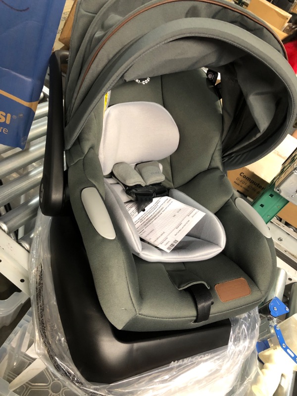 Photo 2 of Maxi-Cosi Maxi-Cosi Mico Luxe Infant Car Seat, Rear-Facing for Babies from 4–30 lbs and up to 32”, Stone Glow