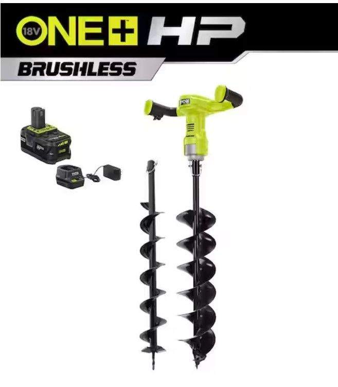 Photo 1 of **PARTS ONLY** ONE+ HP 18V Brushless Cordless Earth Auger with 4 in. and 6 in. Bit 