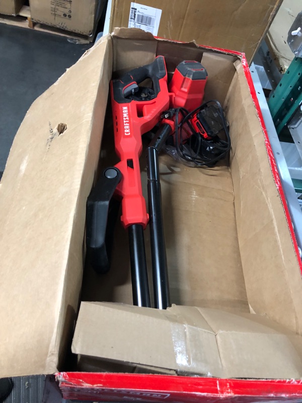Photo 2 of * does not work very well * sold for parts or repair *
CRAFTSMAN 20V MAX Edger Lawn Tool, Cordless Lawn Edger with Battery & Charger Included 