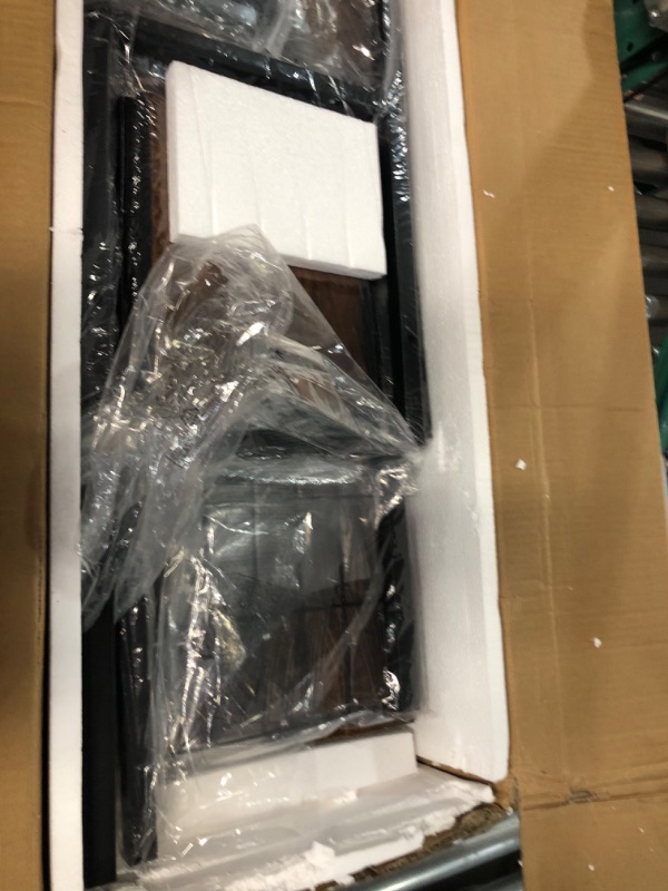 Photo 4 of HOMEKOKO Coat Rack Shoe Bench, Hall Tree Entryway with Sitting Bench, Wood Look Accent Furniture with Metal Frame, 4-in-1 Design (Rustic Brown)