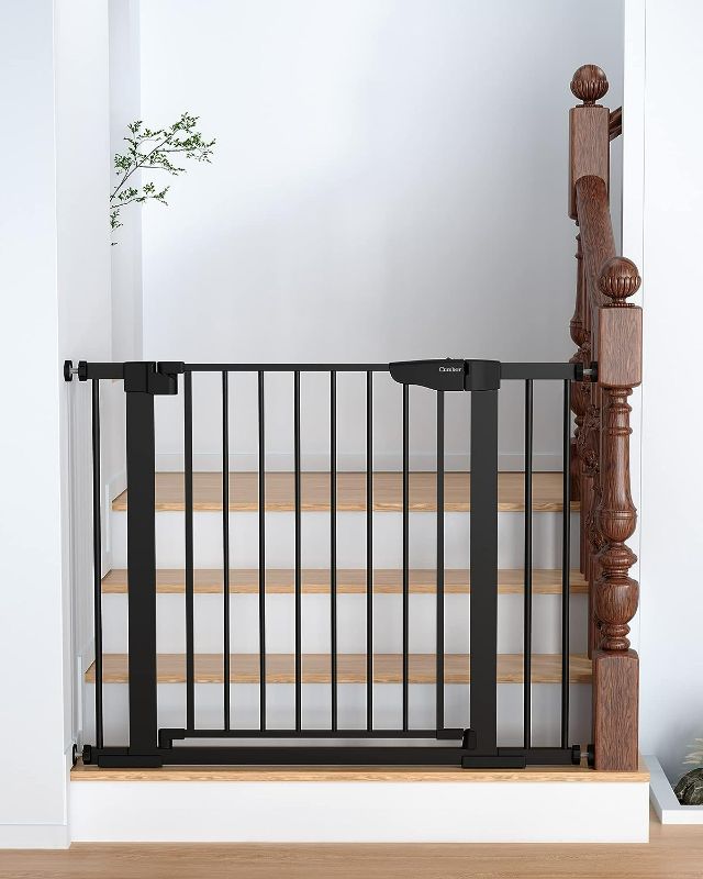 Photo 1 of Mom's Choice Awards Winner-Cumbor 29.7"-40.6" Baby Gate- brown 