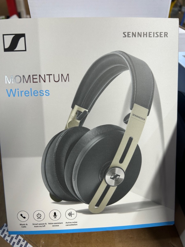 Photo 2 of SENNHEISER Momentum 3 Wireless Noise Cancelling Headphones, Black