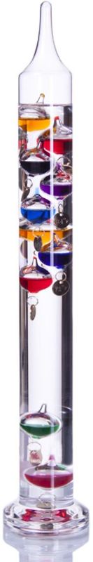 Photo 1 of  Galileo Thermometer - Floating Glass Balls Fahrenheit Temperature Indicator