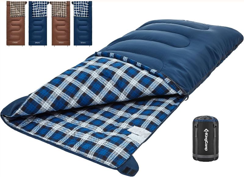 Photo 1 of 
KingCamp Cotton Flannel Sleeping Bag,