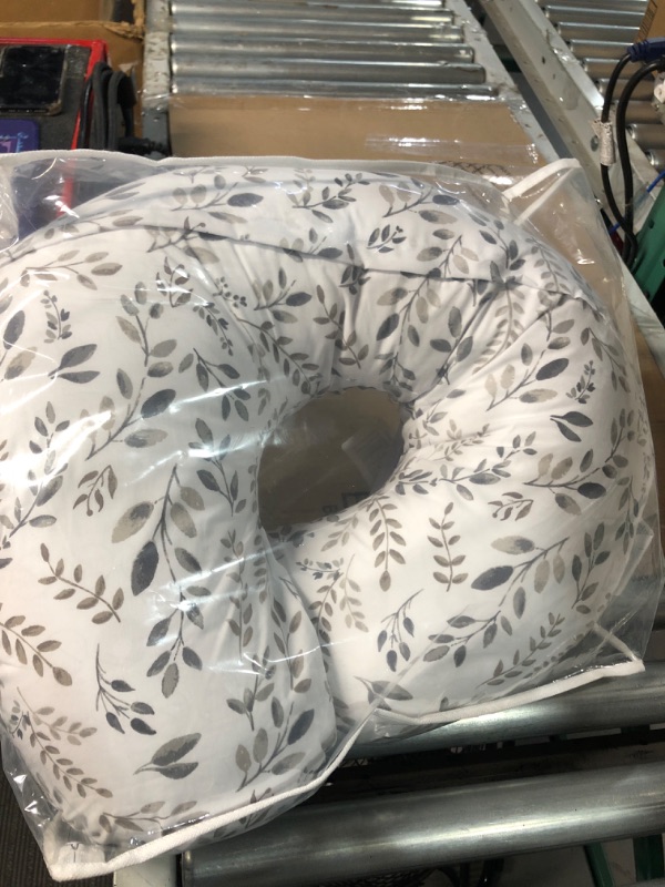 Photo 3 of Boppy Original Support Nursing Pillow, Gray Taupe Leaves