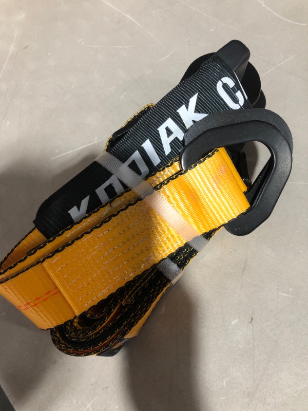 Photo 3 of Axle Tie Down Strap Combo with Snap Hook Ratchet-2 Inch x 114 Inch -Include 36” Axle Straps for Trucks