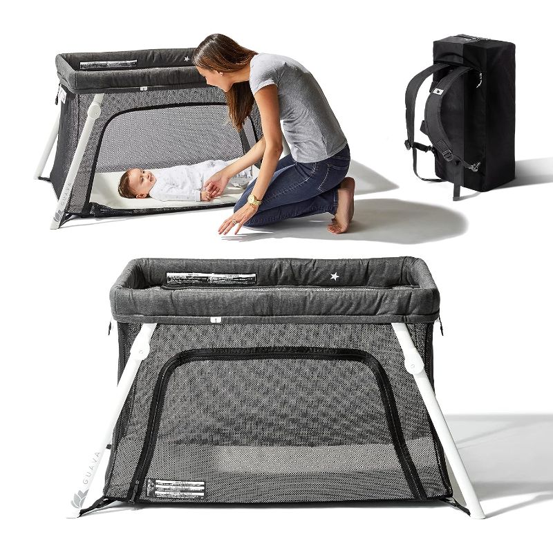 Photo 1 of 
Guava Lotus Travel Crib with Lightweight Backpack Design |