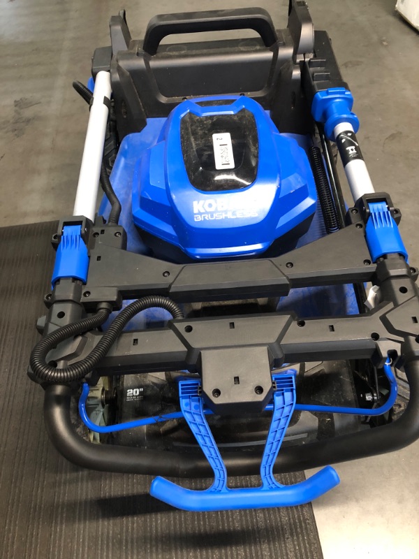 Photo 2 of **parts only**- Kobalt 24-Volt Max Brushless Lithium Ion 20-in Cordless Electric Push Lawn Mower