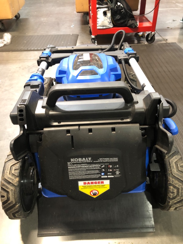 Photo 4 of **parts only**- Kobalt 24-Volt Max Brushless Lithium Ion 20-in Cordless Electric Push Lawn Mower