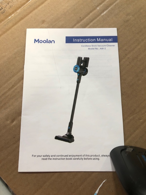 Photo 2 of 
Moolan Cordless Vacuum Cleaner,6 in 1 Stick Vacuum Cleaner Cordless,