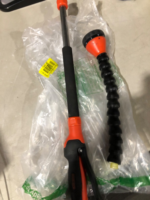 Photo 2 of * used *
BLACK+DECKER BON-013 Lightweight Snake Wand with 9-Pattern Spray Head, Yellow