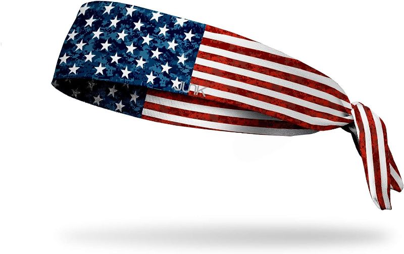 Photo 1 of
JUNK Brands Pro Sport Honor Americana Collection Flex Tie Headband, Red/White/Blue