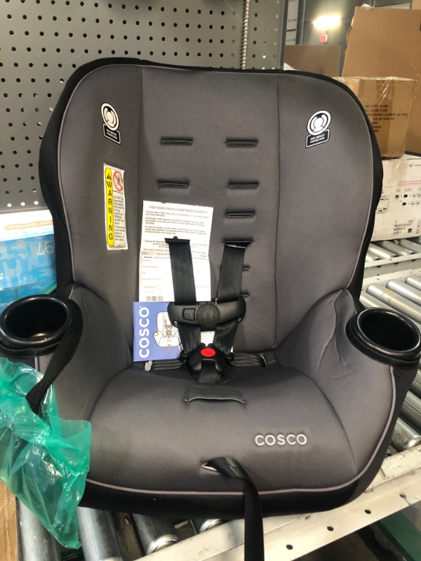 Photo 2 of Cosco Onlook 2-in-1 Convertible Car Seat, Rear-Facing 5-40 pounds and Forward-Facing 22-40 pounds and up to 43 inches, Black Arrows