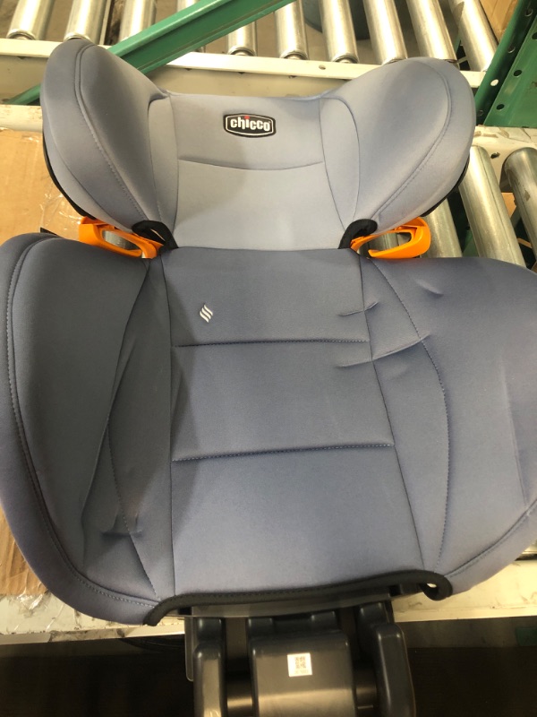 Photo 1 of Chicco KidFit ClearTex Plus 2-in-1 Belt-Positioning Booster Car Seat, Backless and High Back Booster Seat, for Children Aged 4 Years and up and 40-100 lbs. | Reef/Navy KidFit Plus with ClearTex® No Chemicals Reef