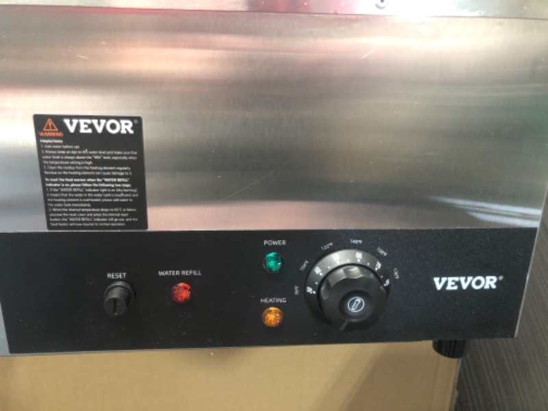 Photo 2 of 
VEVOR 110V 6-Pan Commercial Food Warmer