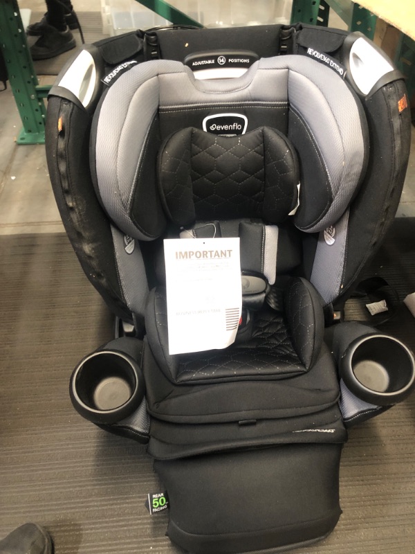 Photo 2 of ***HEAVILY USED AND DIRTY - SEE PICTURES***
Evenflo Revolve Extend Revere Convertible Car Seat Gray