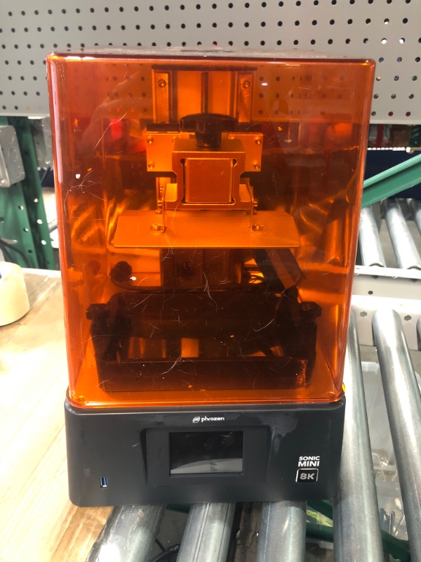 Photo 2 of Phrozen Sonic Mini 8K LCD Resin 3D Printer, Highest Resolution of 22 µm and 1152 ppi, 7.1” Mono LCD Screen, Prints Beyond Handcrafted Models, L16.5 x W7.2 x H18 cm Printing Volume