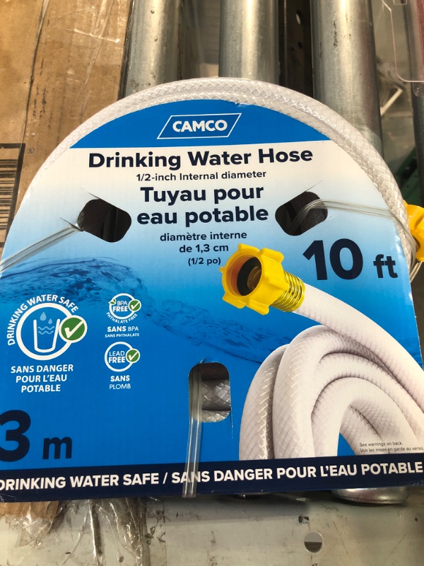 Photo 2 of 
Camco 10FT TastePURE Drinking Water Hose- Lead and BPA Free, Reinforced for Maximum Kink Resistance