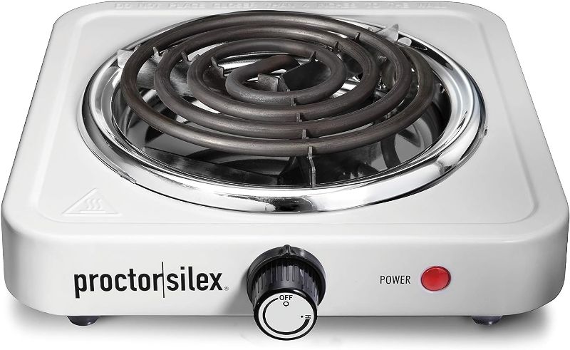 Photo 1 of  Electric Stove, Single Burner Cooktop, Compact and Portable,