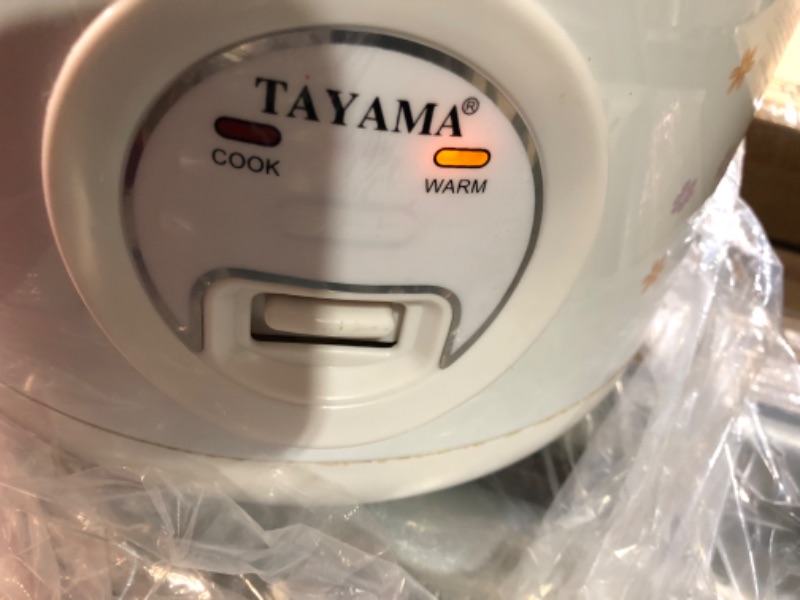 Photo 1 of **SEE NOTES**
20-Cup White Rice Cooker with Steamer and Non-Stick Inner Pot