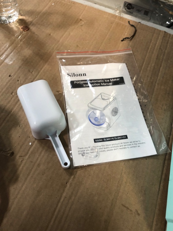 Photo 1 of *PARTS ONLY SEE NOTES-MINOR DAMAGE*
Silonn Ice Makers Countertop, Green 