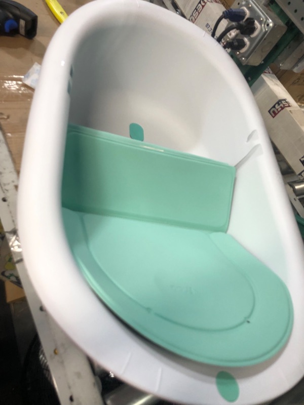 Photo 2 of * item incomplete * no packaging *
4-in-1 Grow-with-Me Bath Tub by Frida Baby Transforms Infant Bathtub 
