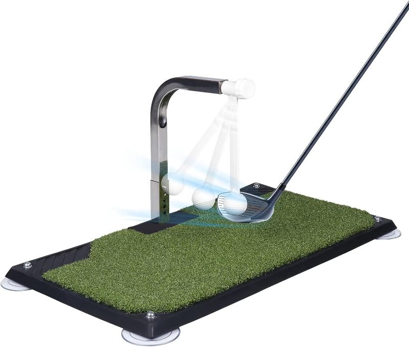 Photo 1 of * used item *
Kokorona Golf Swing Training Mat Height Adjustable Golf Hitting Aid Simulators with Suction Cups