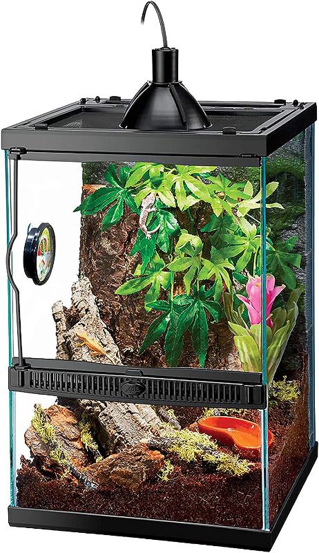 Photo 1 of **SEE NOTES**
Zilla Tropical Vertical Habitat Starter Kit for Small Tree Dwelling Reptiles & Amphibians Like Geckos and Frogs 11 GAL
