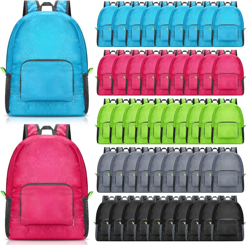 Photo 1 of Backpack 17 Inches Back Pack for Boys Girls * WINDBREAKER MATERIAL* GRAY/BLUE* ( ONLY 1 ) 