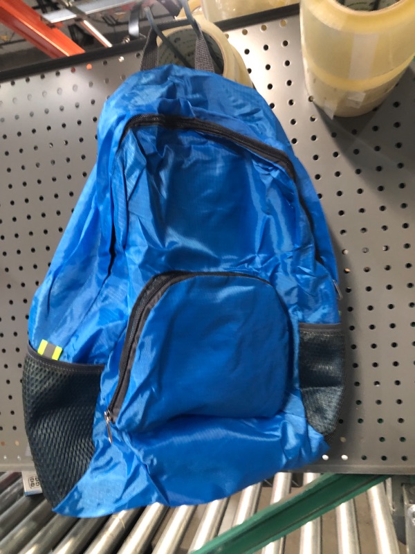 Photo 2 of Backpack 17 Inches Back Pack for Boys Girls * WINDBREAKER MATERIAL* BLUE* ( ONLY 2 ) 