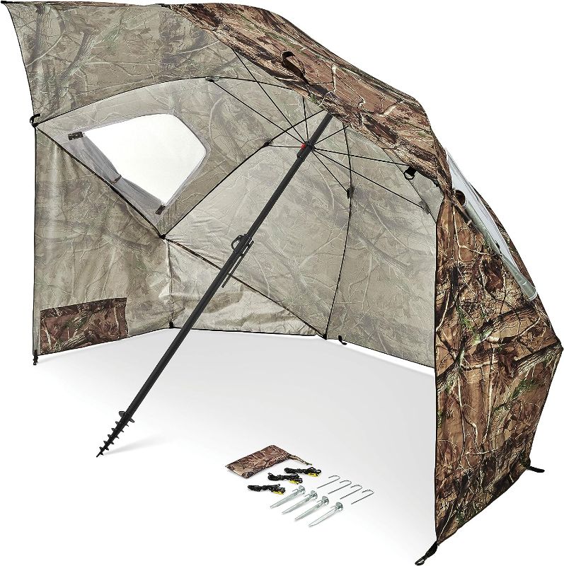 Photo 1 of 
Sport-Brella Premiere XL UPF 50+ Umbrella Shelter for Sun and Rain Protection (9-Foot)