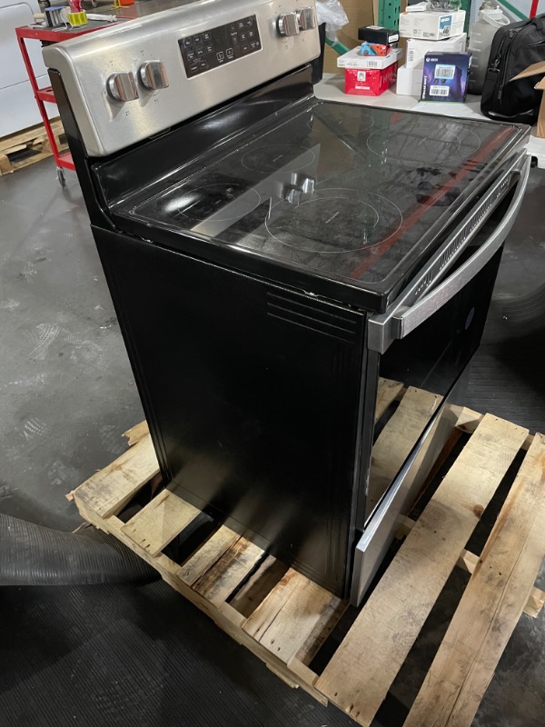 Photo 11 of **DAMAGED, BENT DRAWER, GLASS FALLING OUT OF FRAME, SEE PHOTOS** Whirlpool 30-in Self-Cleaning Air Fry Convection Oven Freestanding Electric Range