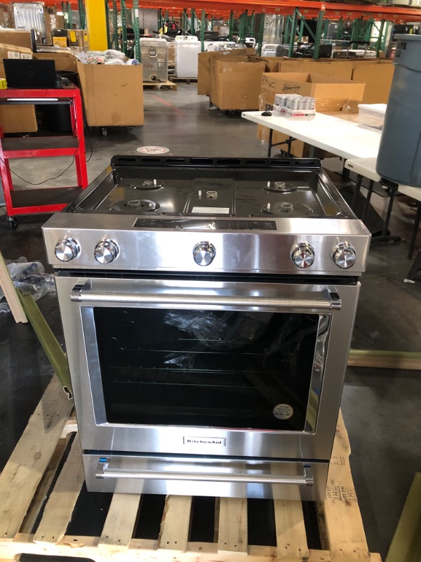 Photo 1 of 30-Inch 5-Burner Gas Convection Range