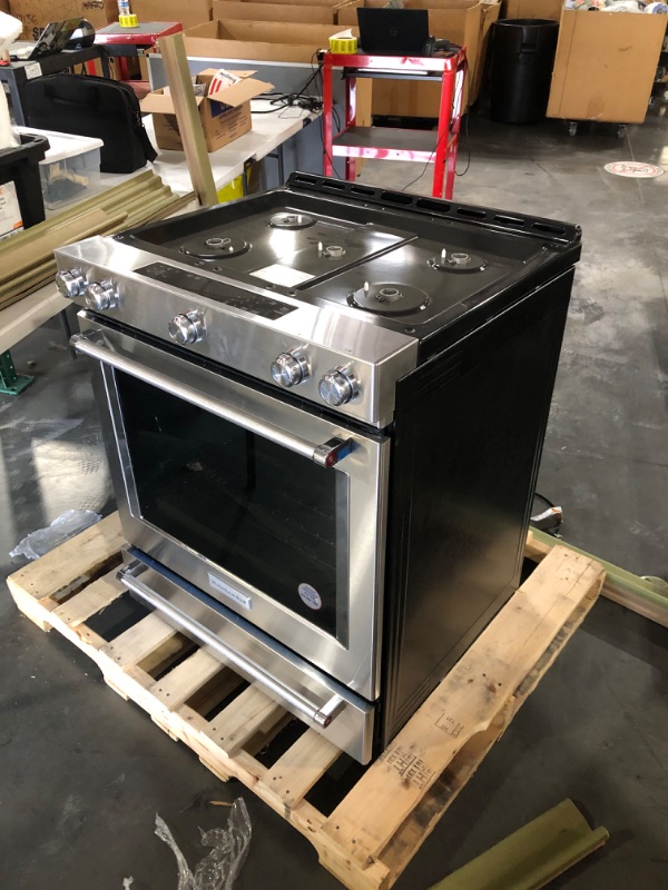 Photo 2 of 30-Inch 5-Burner Gas Convection Range