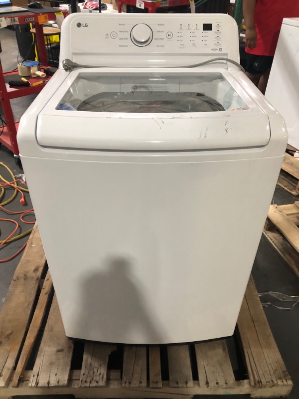 Photo 5 of 4.5 cu. ft. Ultra Large Capacity Top Load Washer with TurboDrum™ Technology *USED, DIRTY, TESTED. SPINS AND FUNCTIONS AS NORMAL**