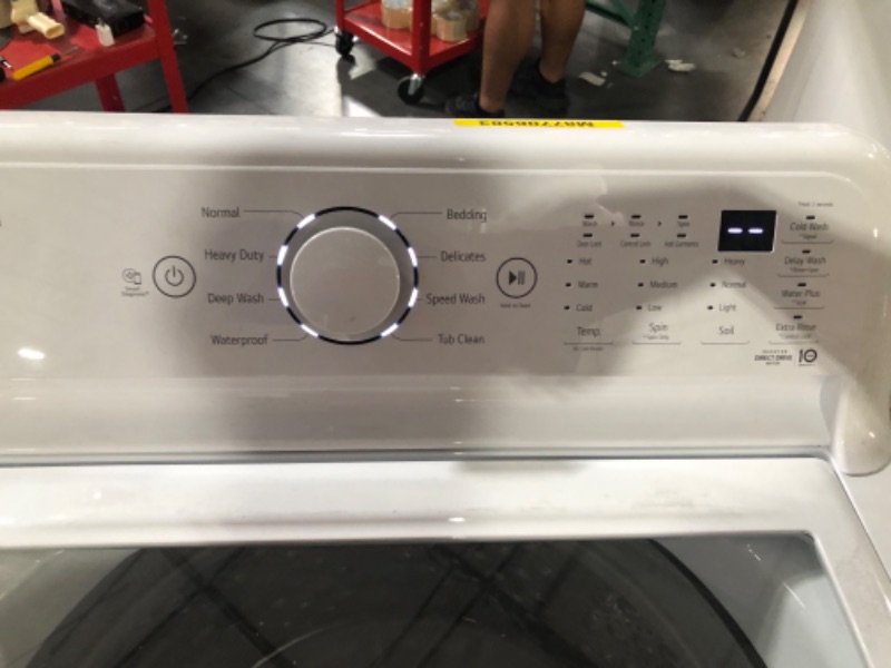 Photo 6 of 4.5 cu. ft. Ultra Large Capacity Top Load Washer with TurboDrum™ Technology *USED, DIRTY, TESTED. SPINS AND FUNCTIONS AS NORMAL**