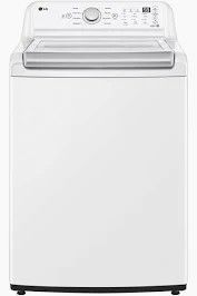 Photo 1 of LG 4.8 cu. ft. Top Load Washer in White with 4-way Agitator, NeverRust Drum and TurboDrum Technology