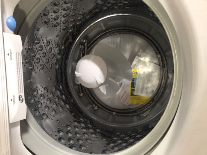 Photo 8 of LG 4.8 cu. ft. Top Load Washer in White with 4-way Agitator, NeverRust Drum and TurboDrum Technology