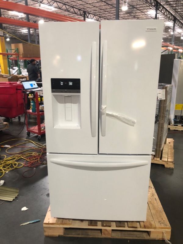 Photo 2 of Frigidaire 27.8 Cu. Ft. French Door Refrigerator in White