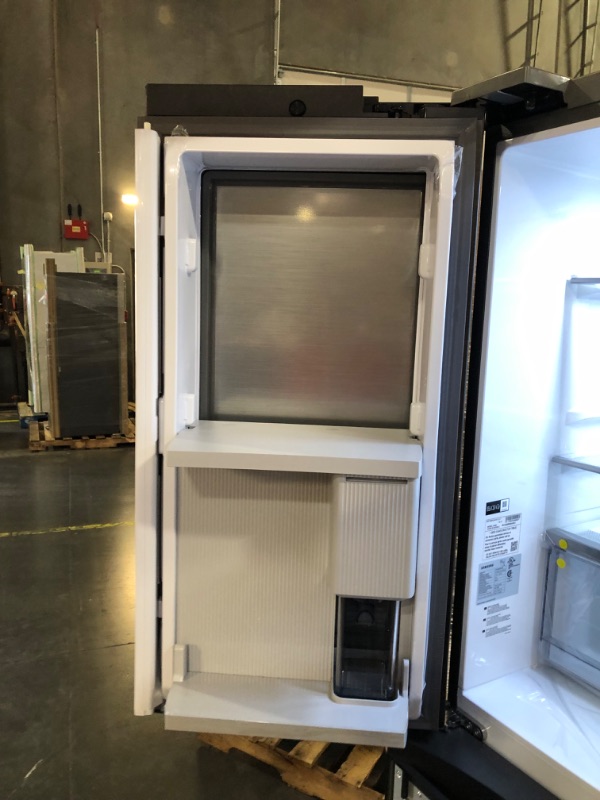 Photo 6 of Samsung French Door Refrigerator (23 cu. ft.) – with Screen Panel in White Glass