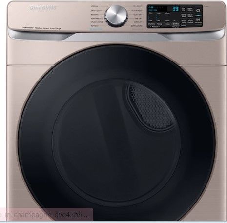 Photo 1 of 7.5 cu. ft. Smart Electric Dryer with Steam Sanitize+ in Champagne