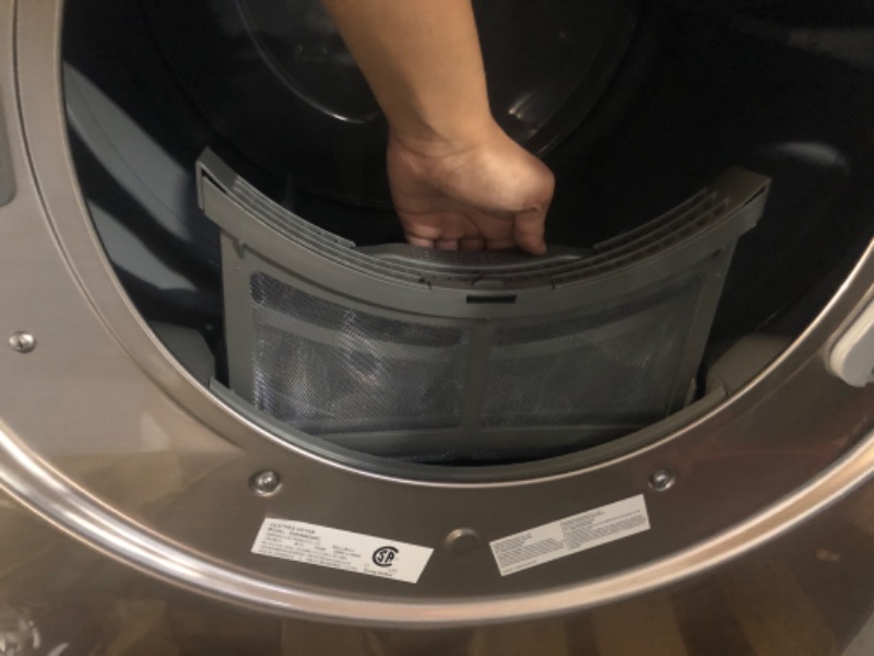 Photo 11 of 7.5 cu. ft. Smart Electric Dryer with Steam Sanitize+ in Champagne