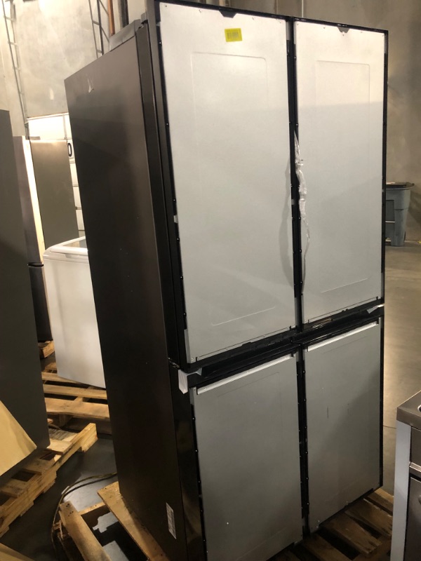 Photo 2 of 23 cu. ft. Smart Counter Depth BESPOKE 4-Door Flex™ Refrigerator with Customizable Panel Colors