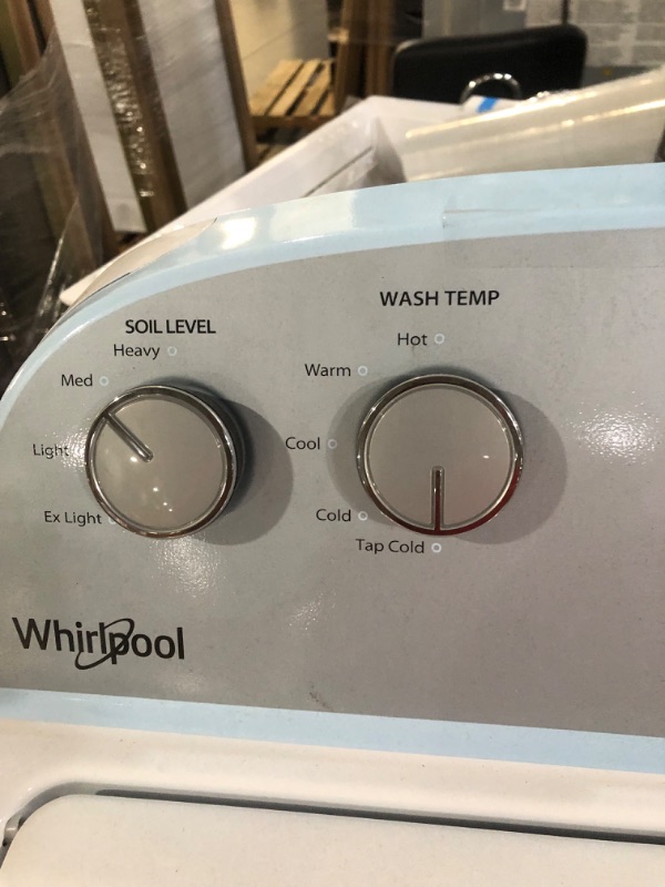 Photo 8 of 3.5 cu. ft. Top Load Washer with the Deep Water Wash Option MODEL #: WTW4816FW3 SERIAL #: CC1402487