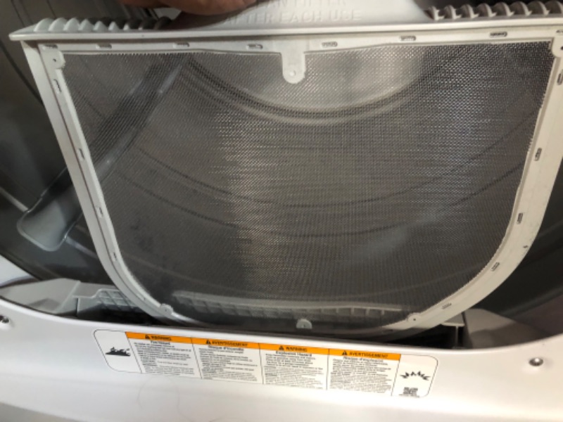 Photo 1 of *MINOR SCRATCHES SEE LAST TWO PHOTOS*
7.3 cu. ft. Ultra Large Capacity Rear Control Electric Energy Star Dryer with Sensor Dry MODEL #: DLE6100W SERIAL #:305KWZH94093