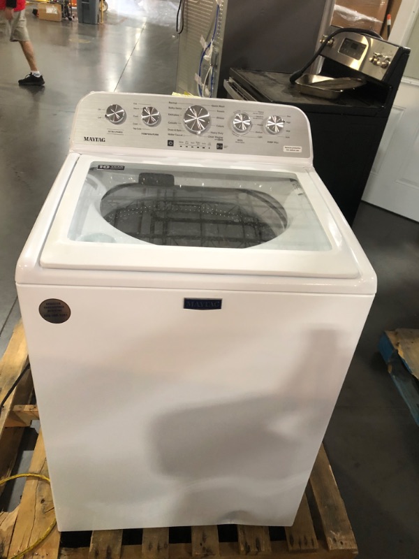 Photo 2 of TOP LOAD WASHER WITH EXTRA POWER - 4.8 CU. FT. MODEL #: MVW5430MW SERIAL #: CC2506609