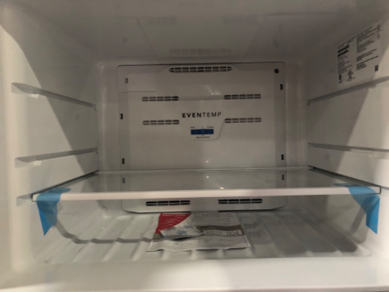 Photo 5 of **MINOR DENTS AND SCRATCHES SEE LAST TWO PHOTOS**
Frigidaire 18.3 Cu. Ft. Top Freezer Refrigerator MODEL #: FFTR1814WW SERIAL #:BA33026569
