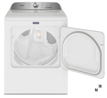 Photo 1 of *MISSING PIECES-MINOR SCRATCHES SEE NOTES*
PET PRO TOP LOAD ELECTRIC DRYER - 7.0 CU. FT. MODEL #: MED6500MW0 SERIAL #: MC3107359