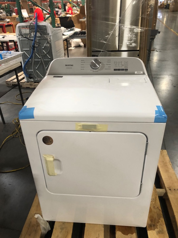 Photo 1 of *MISSING PIECES-MINOR SCRATCHES SEE NOTES*
PET PRO TOP LOAD ELECTRIC DRYER - 7.0 CU. FT. MODEL #: MED6500MW0 SERIAL #: MC3107359