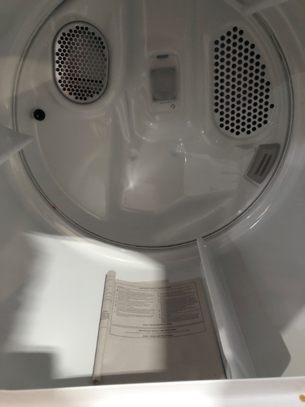 Photo 7 of *MISSING PIECES-MINOR SCRATCHES SEE NOTES*
PET PRO TOP LOAD ELECTRIC DRYER - 7.0 CU. FT. MODEL #: MED6500MW0 SERIAL #: MC3107359